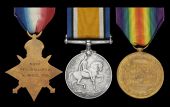 Three: Private Mnunkwa, Northern Rhodesia Police

1914-15 Star (1058 Pte., N. Rhod. Pol.); British War and Victory...