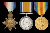 Three: Serjeant W. H. Moyle, 7th South African Horse 

1914-15 Star (Sjt., 18th M.R.); British War and Bilingual...