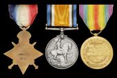 Three: Ahmed Nor

1914-15 Star (Ahmed Nor. SDIE.); British War and Victory Medals (Ahmed Nor 2 TIND) unit...