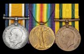 Three: Sergeant E. C. Johnson, County of London Yeomanry and Royal Air Force

British War and Victory Medals...