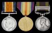 Three: Daffadar Mohammed Amir Khan, 53 Camel Corps

British War and Victory Medals (Troop Daf., 53 C.T. Coy.);...