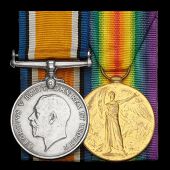 Pair: Private E. A. Comley, Camel Corps, Australian Imperial Forces

British War and Victory Medals (3153 Pte.,...