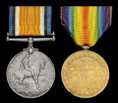 Pair: Driver C. Titus, Cape Auxiliary Horse Transport Corps

British War and Bilingual Victory Medals (Dvr.,...
