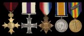 A Great War ‘East African operations’ O.B.E., M.C. group of five awarded to Captain H. Carpenter, South African...