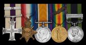 A Great War ‘East African operations’ M.C. and Bar group of five awarded to Lieutenant-Colonel J. A. Pottinger,...