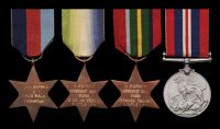 Four: attributed to G. Barnes, Merchant Navy

1939-45 Star, privately engraved, ‘Gerard Barnes, 2 Field Walk,...