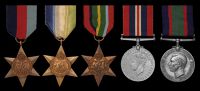Five: Temporary Sub. Lieutenant A. Stevenson, Royal Naval Volunteer Reserve, who won a “mention” for services in...
