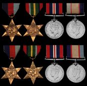 Four: Stoker R. J. Cronin, Royal Australian Navy

1939-45 Star; Pacific Star; War and Australia Service Medals...