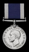 Royal Navy L.S. & G.C., G.VI.R., 1st issue (KX. 95485 H. G. Grevett, S.P.O., H.M.S. Clarkia), contact marks, very...