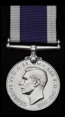 Royal Navy L.S. & G.C., G.VI.R., 1st issue (J. 98097 L. J. Flannigan, A.B., H.M.S. Gnat), minor official correction...