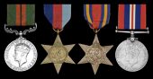 A rare Burma Gallantry Medal group of four awarded to Ambulance-Sepoy Saw Tha Nyunt, 77 Field Ambulance, Burma...