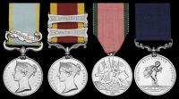 A fine Canton 1857 operations life saving group of four awarded to Rear-Admiral E. J. Pollard, Royal Navy

Crimea...