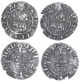 Henry VII (1485-1509), Sovereign issue, Pennies (2), both London, no mm, throne with double pillars, ornate letters,...