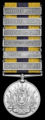 Khedive’s Sudan 1896-1908, 6 clasps, Firket, Hafir, Abu Hamed, Sudan 1897, The Atbara, Khartoum, Arabic naming,...