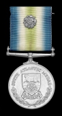 South Atlantic 1982, with rosette (M.E.M. (M.) 1 L. Pearce, D171866B, H.M.S. Ardent), in its card box of issue, good...