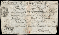 British Provincial, Berkshire, Newbury, Newbury Old Bank, Ten Pounds, 2 November 1814, B 1865, for Vincent, Tanner,...