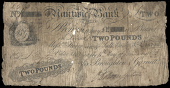 British Provincial, Cheshire, Nantwich, Nantwich Bank, Two Pounds, 4 January 1823, no. 303, for Broughton & Garnett,...