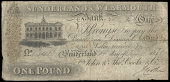 British Provincial, Co Durham, Sunderland, Sunderland & Wearmouth Bank, One Pound, 3 June 1815, O 4902, for John &...