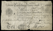 British Provincial, Kent, Canterbury, Canterbury Union Bank, Ten Pounds, 30 January 1840, no. 2325, for Halford,...