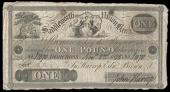 British Provincial, Lancashire, Dobcross, Saddleworth Union Bank, One Pound, 2 November 1825, J 1070, for John...