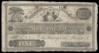 British Provincial, Lancashire, Dobcross, Saddleworth Union Bank, One Pound, 2 November 1825, J 1070, for John...