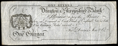 British Provincial, Shropshire, Market Drayton, Drayton & Shropshire Bank, One Guinea, unissued ‘Pay on Demand in...