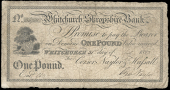 British Provincial, Shropshire, Whitchurch, Shropshire Bank, One Pound, 31 July 1823, B 6701, for Corser, Naylor &...