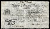British Provincial, Surrey, Reigate, Reigate & Darking (sic) Bank, Ten Pounds, 1 March 1850, no. 6560, for Joseph...