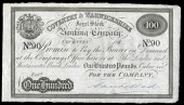 British Provincial, Warwickshire, Coventry, Coventry & Warwickshire Joint Stock Banking Co, One Hundred Pounds,...