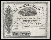 Isle of Man, Ramsey & Isle of Man Bank, One Pound, 18—, unissued (Quarmby 218). Good very fine to about extremely...