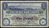 Isle of Man, Isle of Man Bank Ltd, One Pound, 5 May 1937, V/2 4883, Quayle-Ronan signatures (Quarmby 284; Pick 6a)....