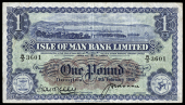 Isle of Man, Isle of Man Bank Ltd, One Pound, 9 February 1949, R/3 3601, Ronan-Kelly signatures (Quarmby 290; Pick...