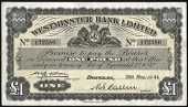 Isle of Man, Westminster Bank Ltd, One Pound, 30 May 1944, no. 172580, Callin-Flinn signatures (Quarmby 338; Pick...