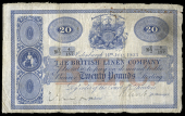 Scotland, The British Linen Co, Twenty Pounds, 14 July 1903, T2 4/157, signatures of manager and accountant (Douglas...