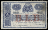 Scotland, The British Linen Bank, Twenty Pounds, 31 March 1911, B/3 1/159, signatures of manager and accountant...