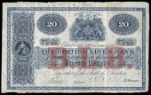 Scotland, The British Linen Bank, Twenty Pounds, 20 October 1912, C/3 5/500, signatures of manager and accountant...