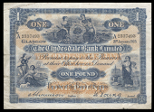 Scotland, The Clydesdale Bank Ltd, One Pound, 21 January 1925, A 2337493, Swanson-Young signatures (Douglas 15-2). A...