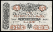 Scotland, The Clydesdale Bank Ltd, Five Pounds, 12 May 1920, N2/P 0000553, printed signature of D. Dewar, signed by...