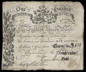 Scotland, The Falkirk Union Bank, One Guinea, 11 April 1814, no. 49/82, signatures of James Brown and Will Horn...