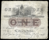 Scotland, The North of Scotland Bank Ltd, One Pound, 1 May 1897, A/P 31/231, signatures of William Scott and George...