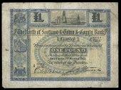 Scotland, The North of Scotland & Town & County Bank Ltd, One Pound, 1 March 1910, A 0029/0276, signatures of J.A....