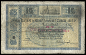 Scotland, The North of Scotland & Town & County Bank Ltd, Five Pounds, 1 March 1910, A 0062/0850, signatures of R.L....