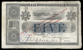 Scotland, The Town and County Bank Ltd, Five Pounds, 6 April 1903, No. 822/042, signatures of S. Adamson and R....