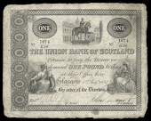 Scotland, The Union Bank of Scotland Ltd, One Pound, 4 April 1918, F 559/894, printed signature of J.F. McCrindle,...