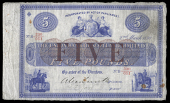 Scotland, The Union Bank of Scotland Ltd, Five Pounds, 2 March 1898, B 330/051, signatures of Alexander Smith and...