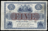 Scotland, The Union Bank of Scotland Ltd, Five Pounds, 1 August 1914, A 955/184, signatures of J. Buchanan and James...