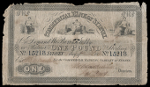Australia, Commercial Bank Of Sydney, One Pound, 18 March 1852, no. 15218, uniface (Vort-Ronald –). Damaged along...