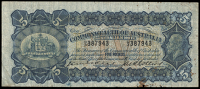 Australia, The Commonwealth of Australia, Five Pounds, 1924, Q/3 387943, Kell-Collins black signatures; Ten...