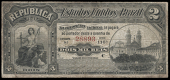 Brazil, Republica dos Estados do Brazil, Thesouro Nacioñal, Five Hundred Réis, c. 1893, no. 90059; One Milréis...
