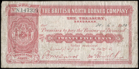 British North Borneo, The British North Borneo Co, Twenty-Five Cents, 21 June 1920, N 147321 (Pick 12a). Clean good...